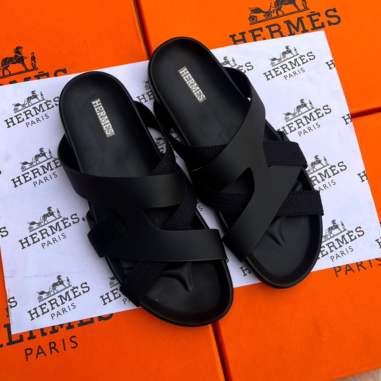 ZEVIRA'S H-MES Kazimir Sandal – Unisex 06  (Black 39-44)