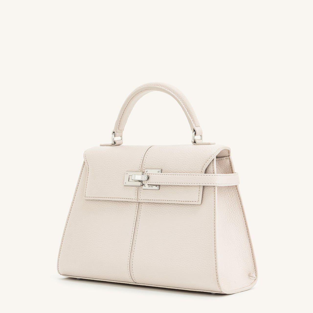ZEVIRA'S J-W P-E-I Elise Top Handle Bag (White)