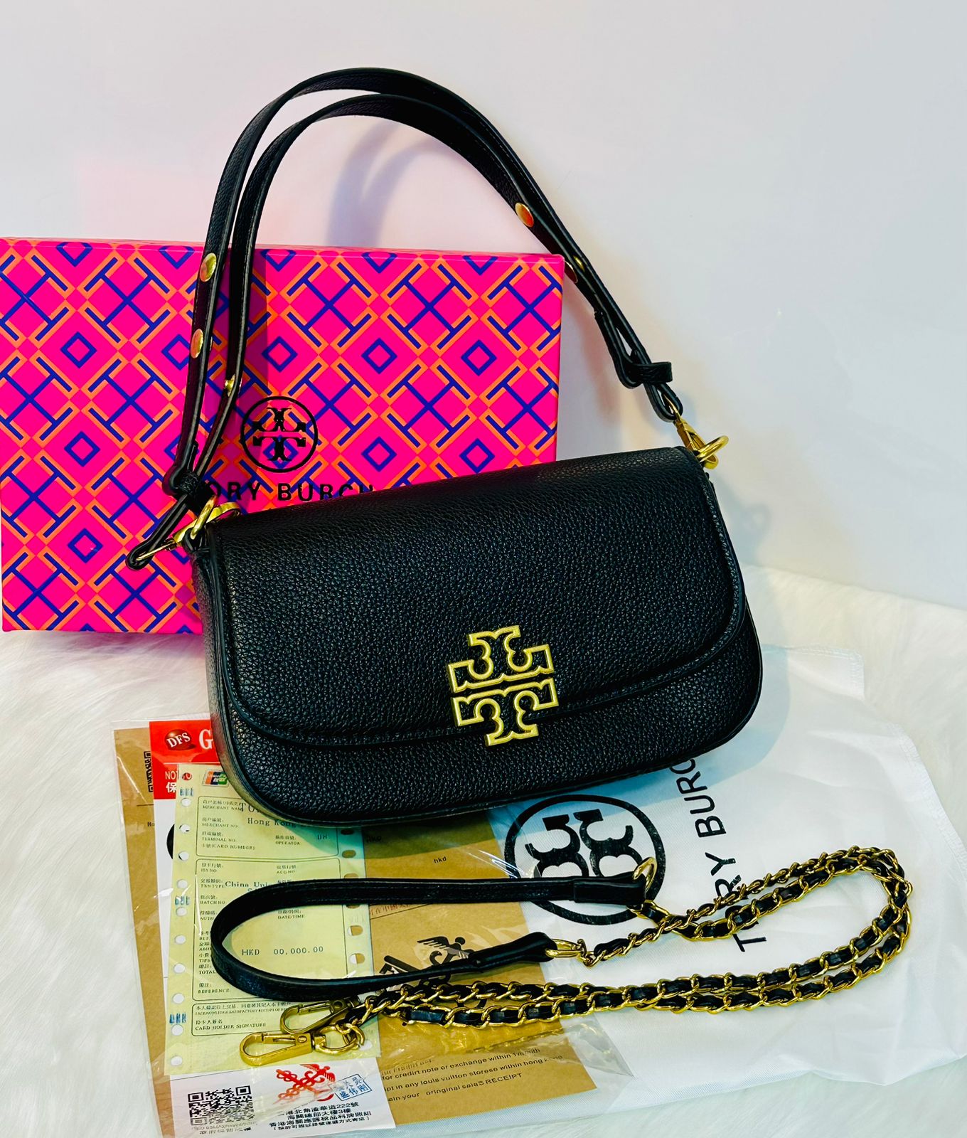 ZEVIRA'S T-B Britten Premium Crossbody Bag (Black)