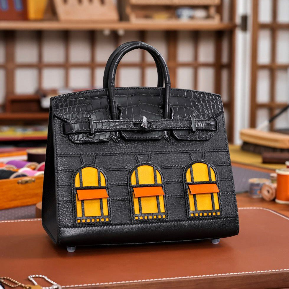 ZEVIRA'S H-MES Limited Edition Birkin Faubourg Sellier
(Black)