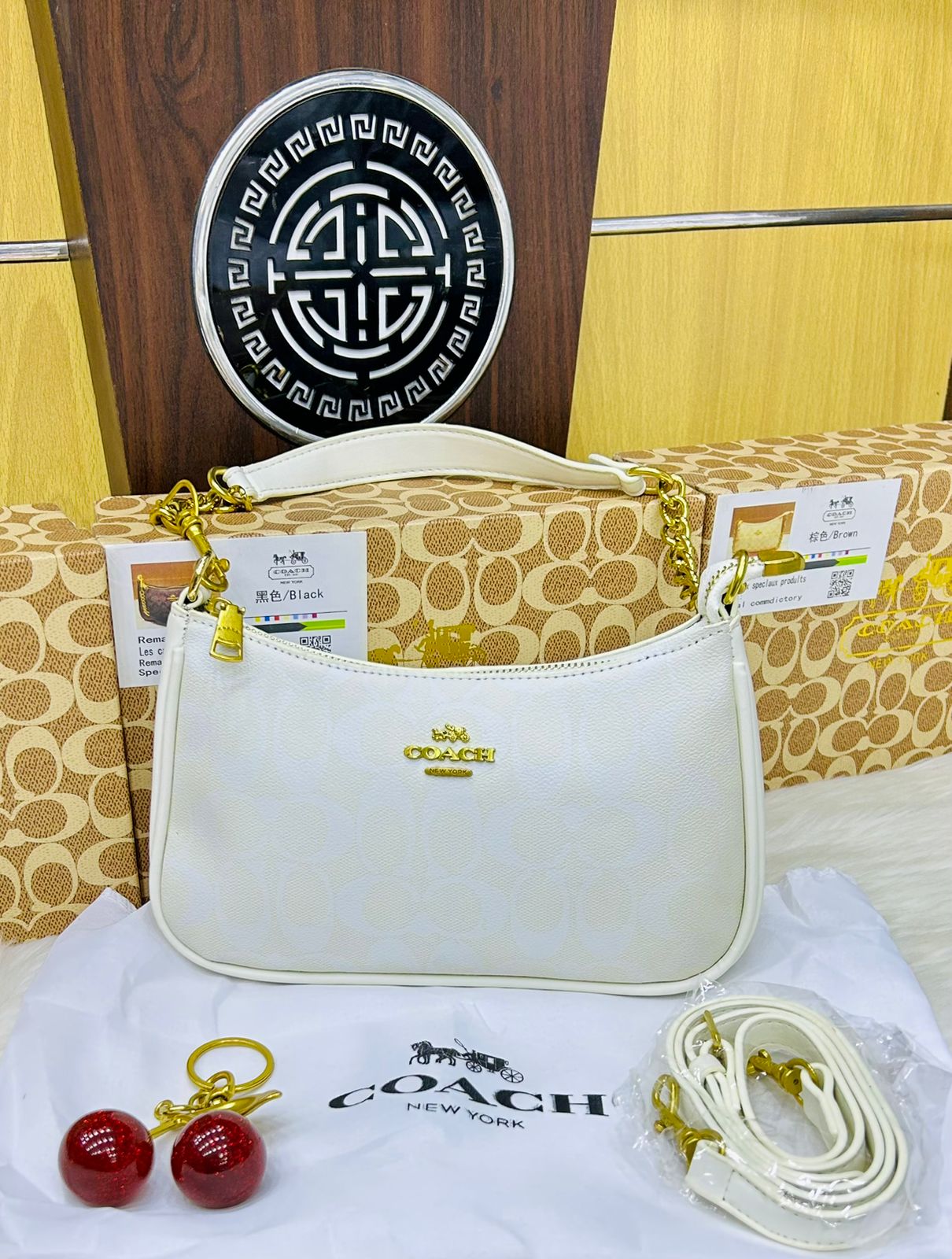 ZEVIRA'S C-O-A-C-H Terry (White)