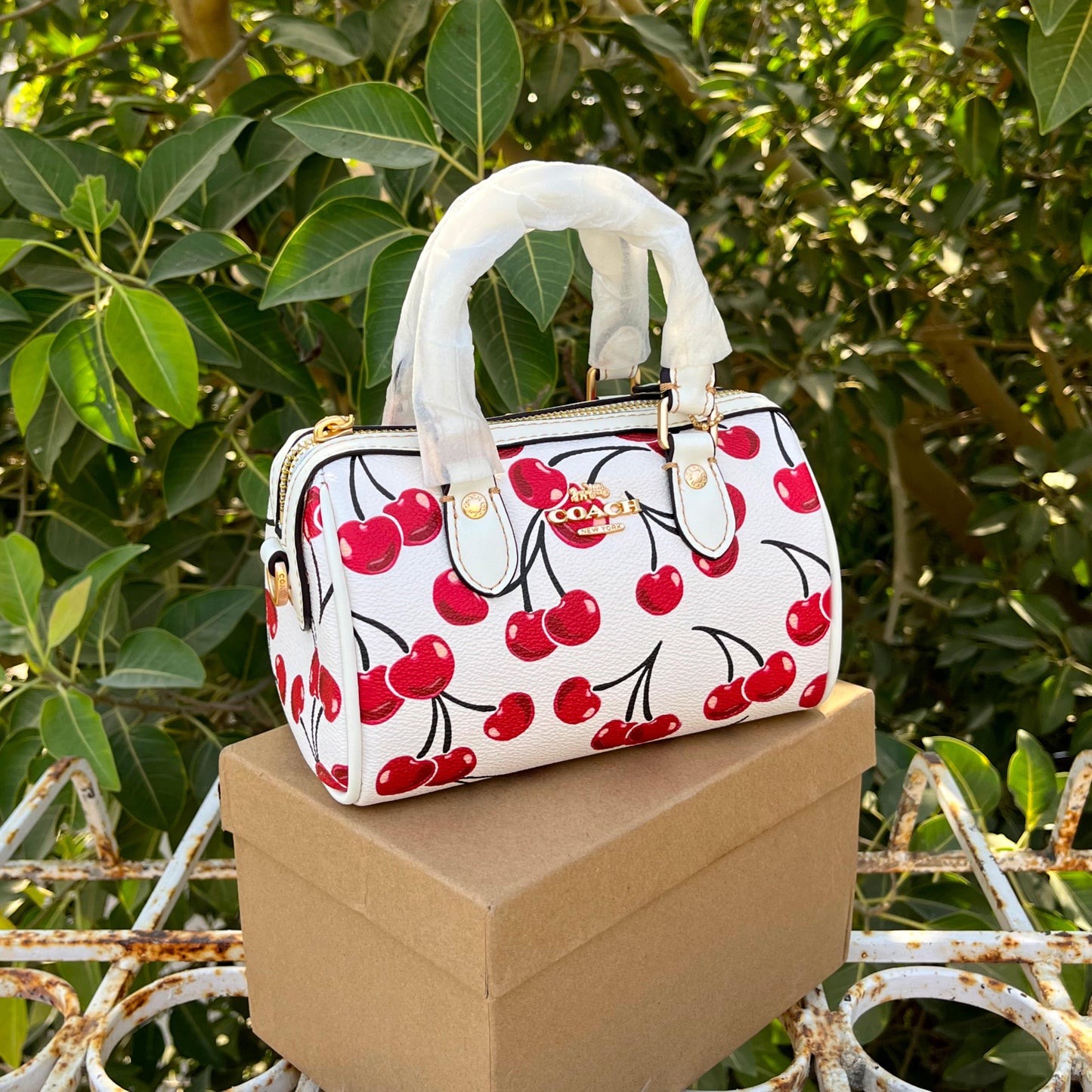 ZEVIRA'S Stylish C-O-A-C-H Crossbody (White)