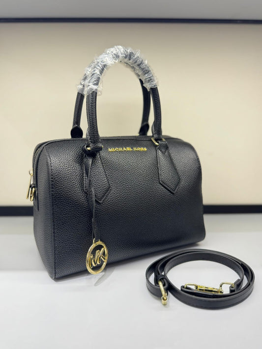 ZEVIRA'S MK Boston Bag (Black)