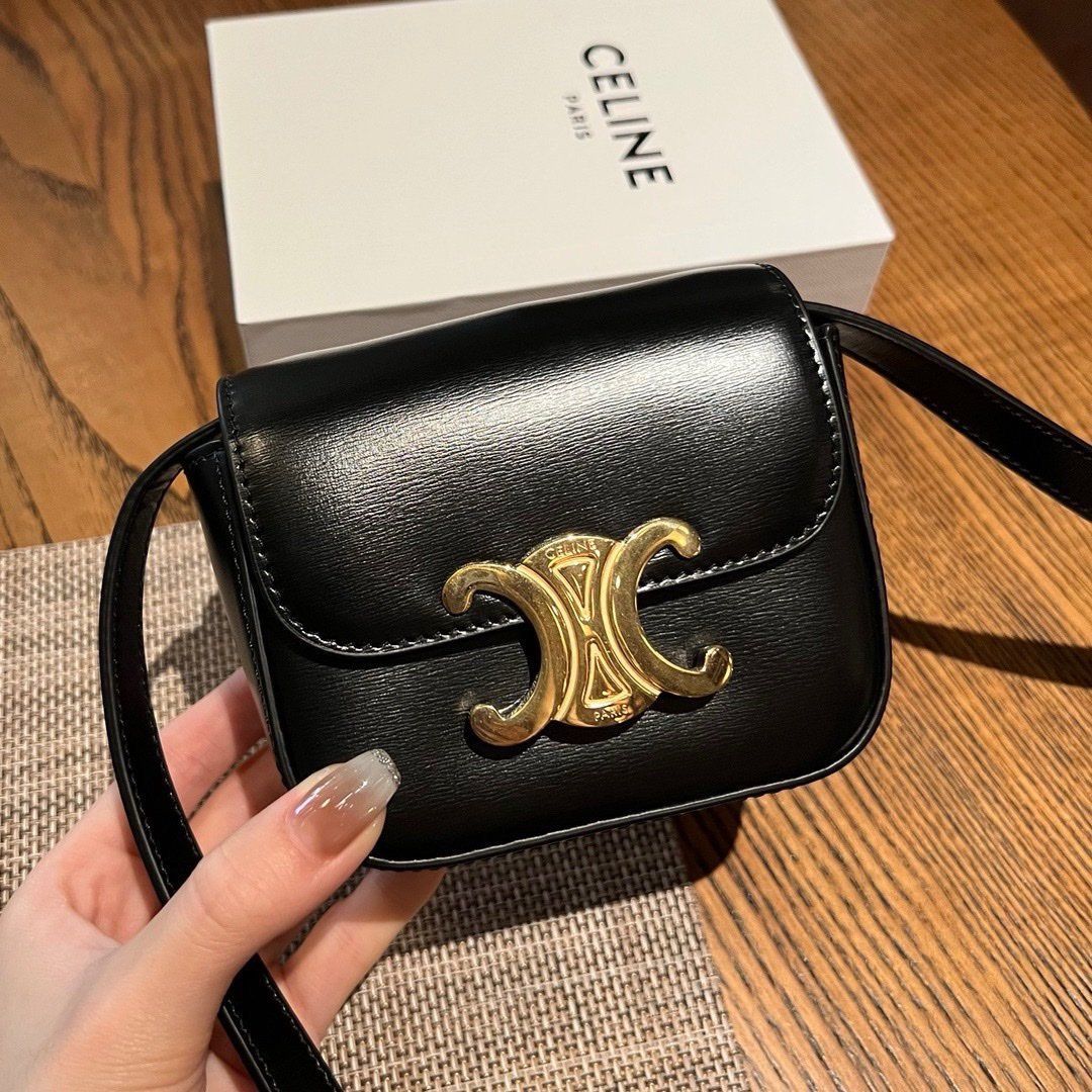 ZEVIRA'S C-E-L-I-N-E Mini Crossbody (Black)