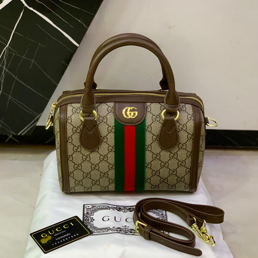 ZEVIRA'S G-U-C-C-I Duffle (Brown)