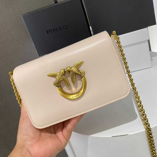 ZEVIRA'S P-I-N-K-0 Crossbody (Beige)