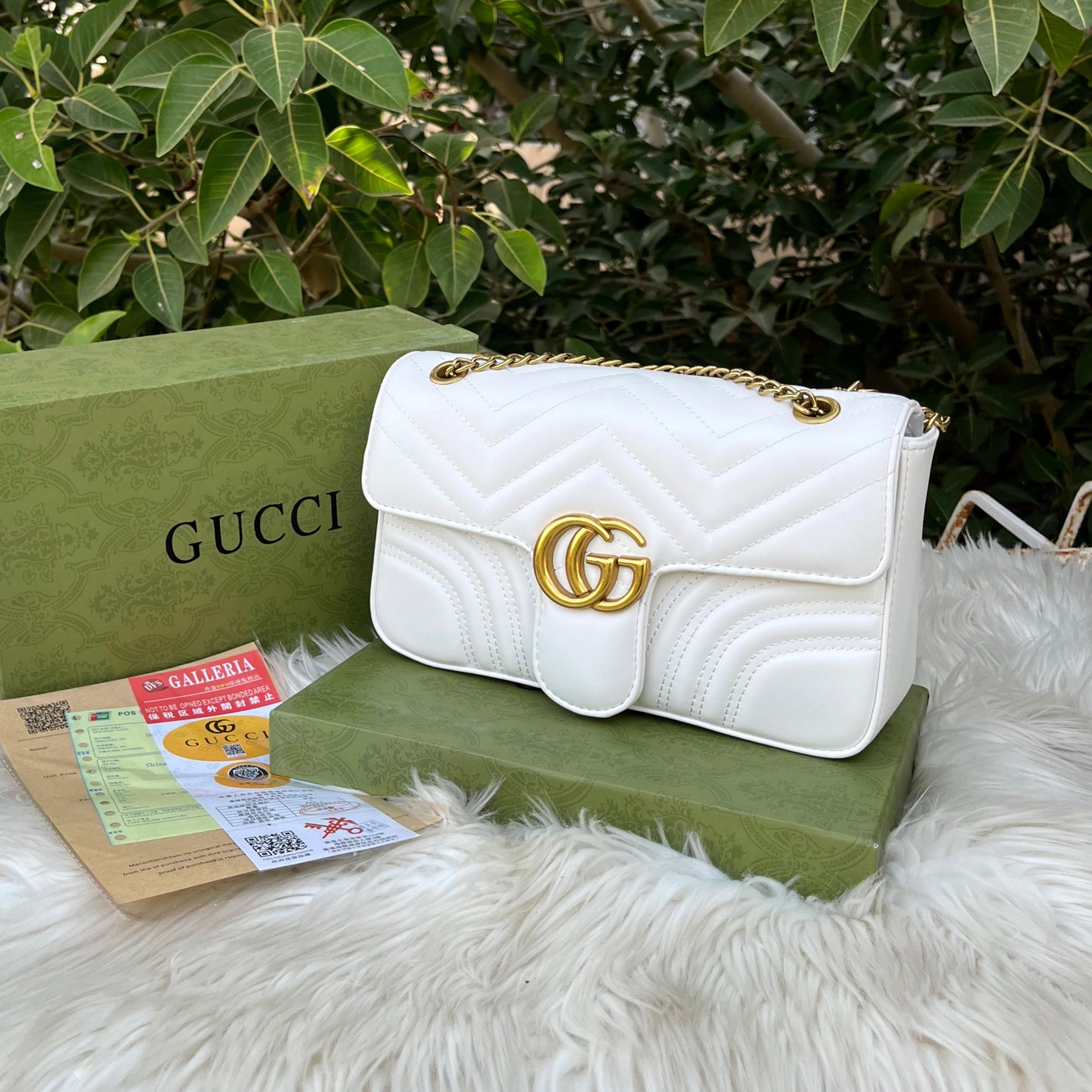 ZEVIRA'S G-U-C-C-I Marmont 04 (White)
