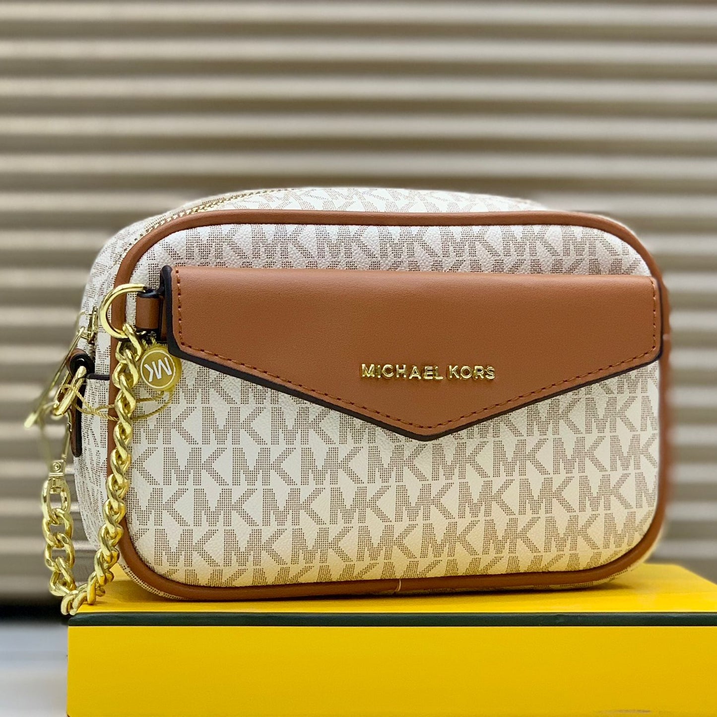 ZEVIRA'S M--K Crossbody (White)