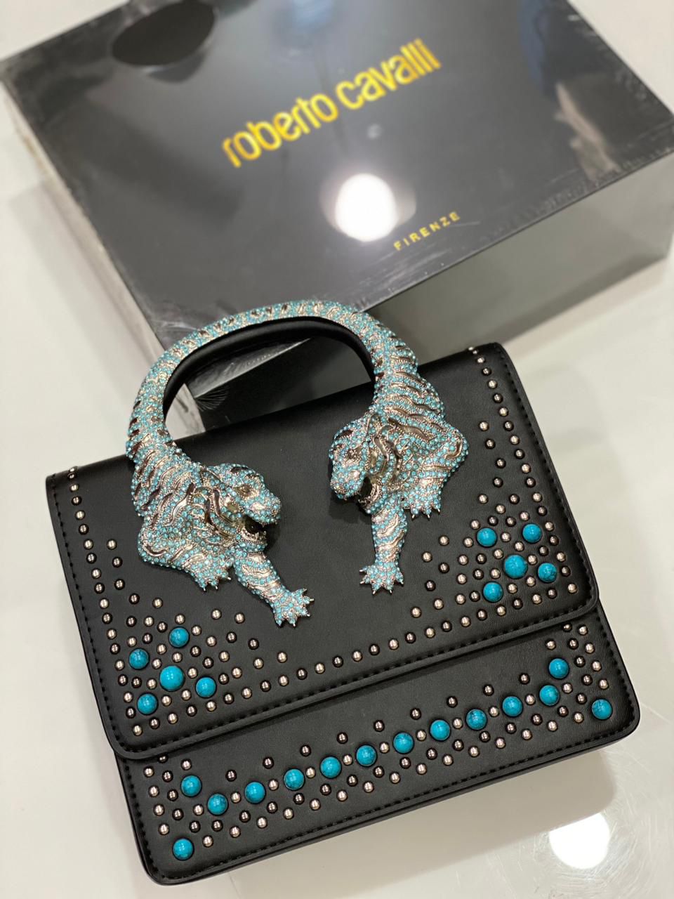 ZEVIRA'S ROAR CRYSTAL EMBELLISHED SHOULDER BAG 04