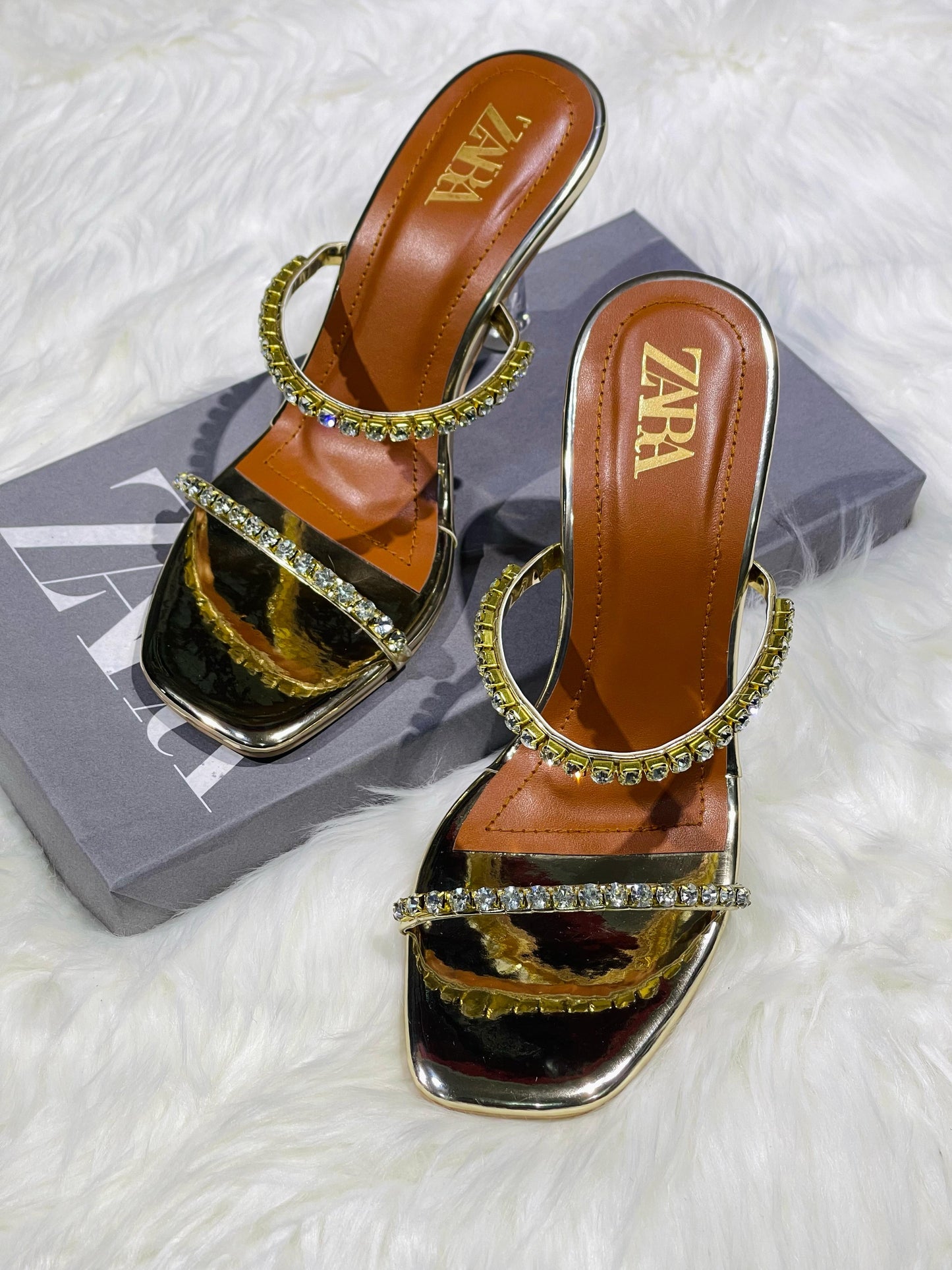 ZEVIRA'S Inspired Crystal Heels – Elegant New Arrival (2 Colors)