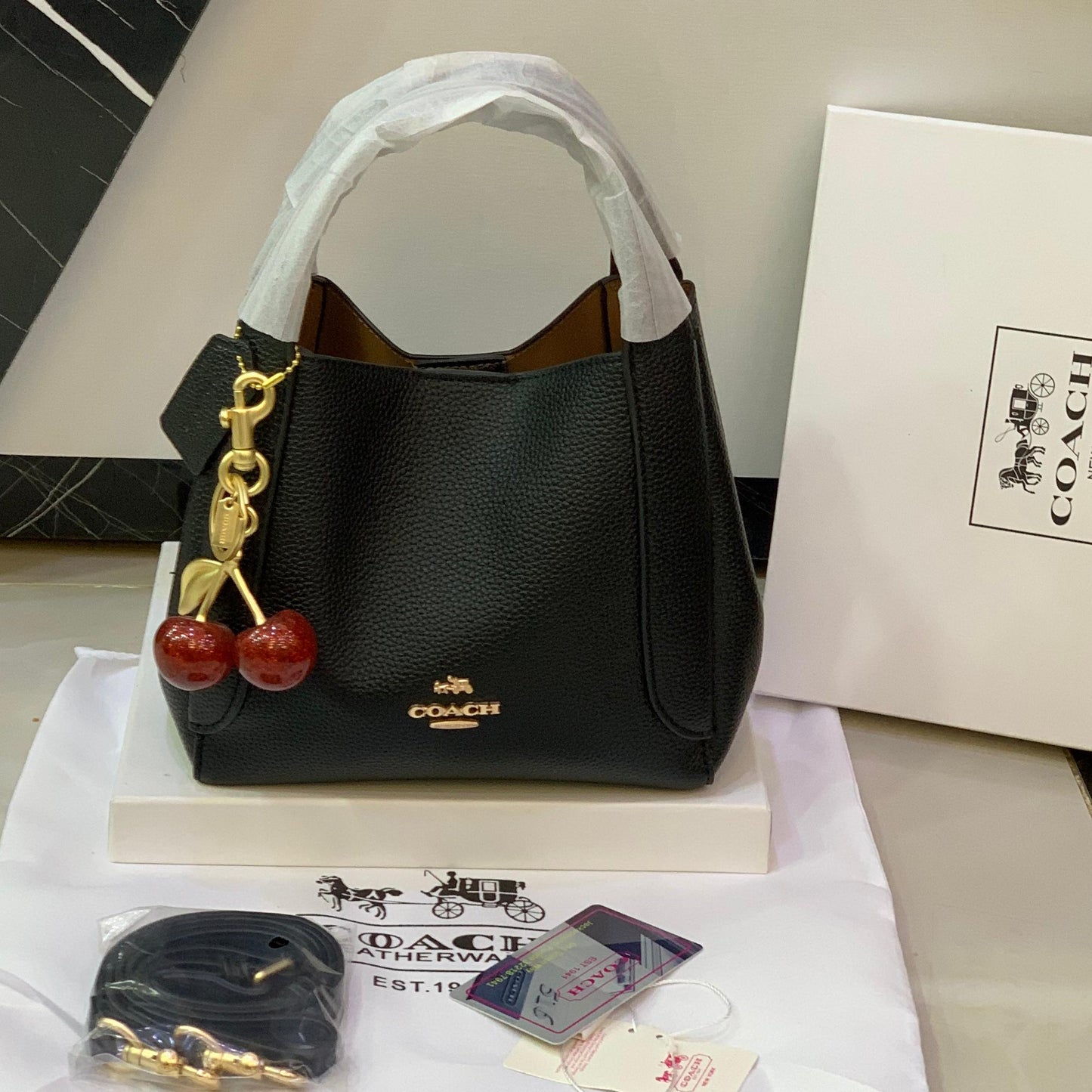 ZEVIRA'S C-O-A-C-H Premium Handbag 03 (Black)