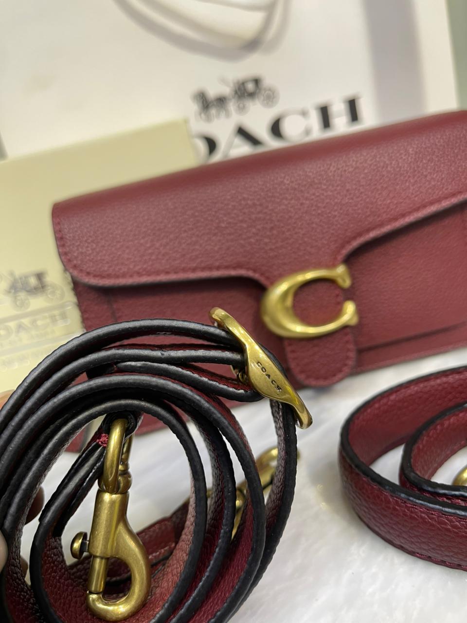 ZEVIRA'S C-O-A-C-H Tabby 20 Shoulder Bag