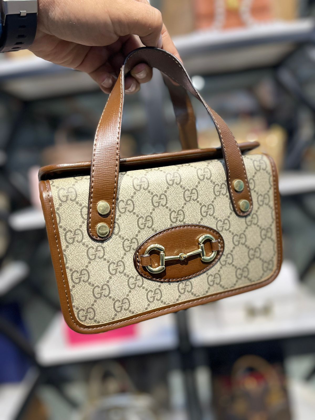 ZEVIRA'S G-U-C-C-I Horsebit 1955 Mini Bag