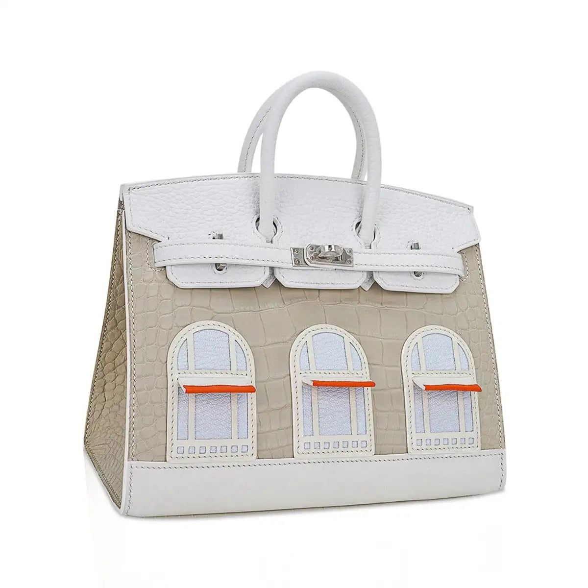 ZEVIRA'S H-MES Limited Edition Birkin Faubourg Sellier
(White)