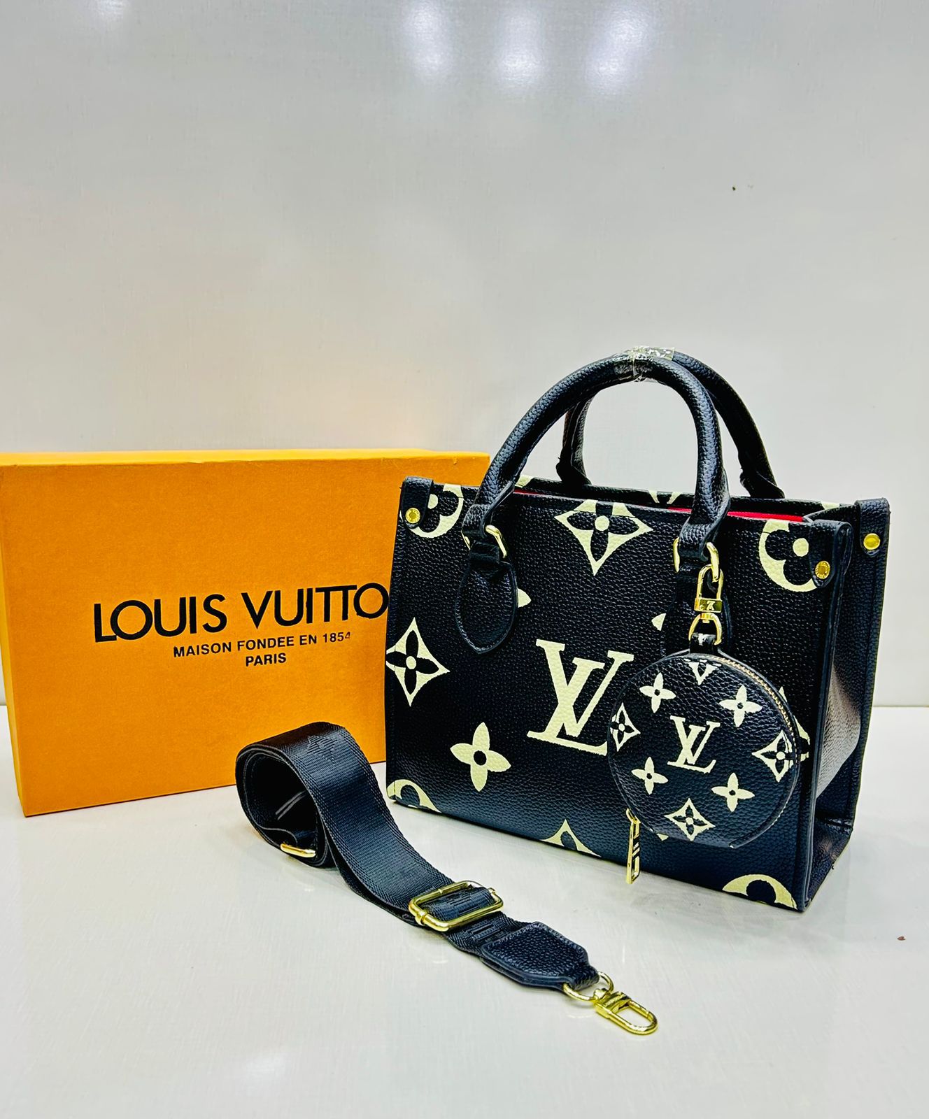 ZEVIRA'S L--V On-The-Go Mini Tote – Premium Quality (Black)