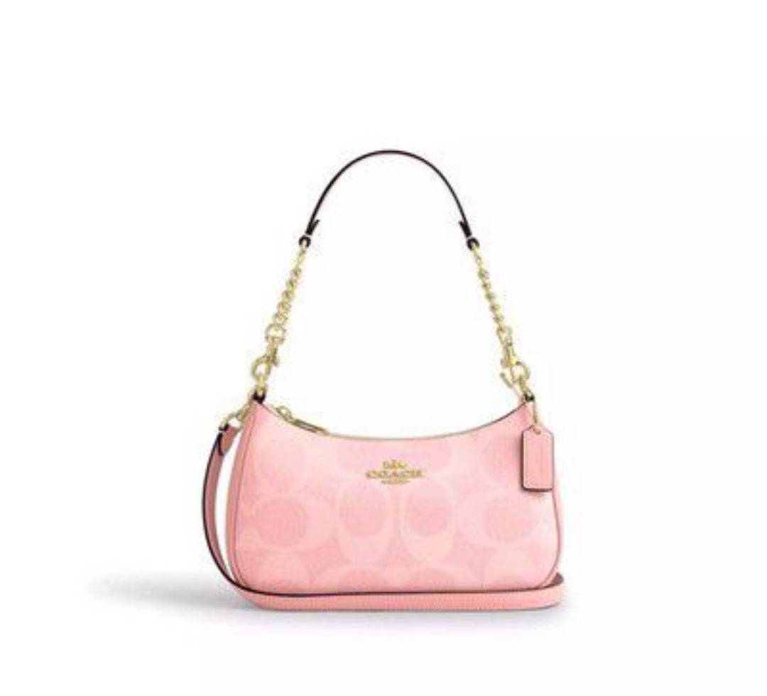 ZEVIRA'S C-O-A-C-H Trend Crossbody (Powder Pink)